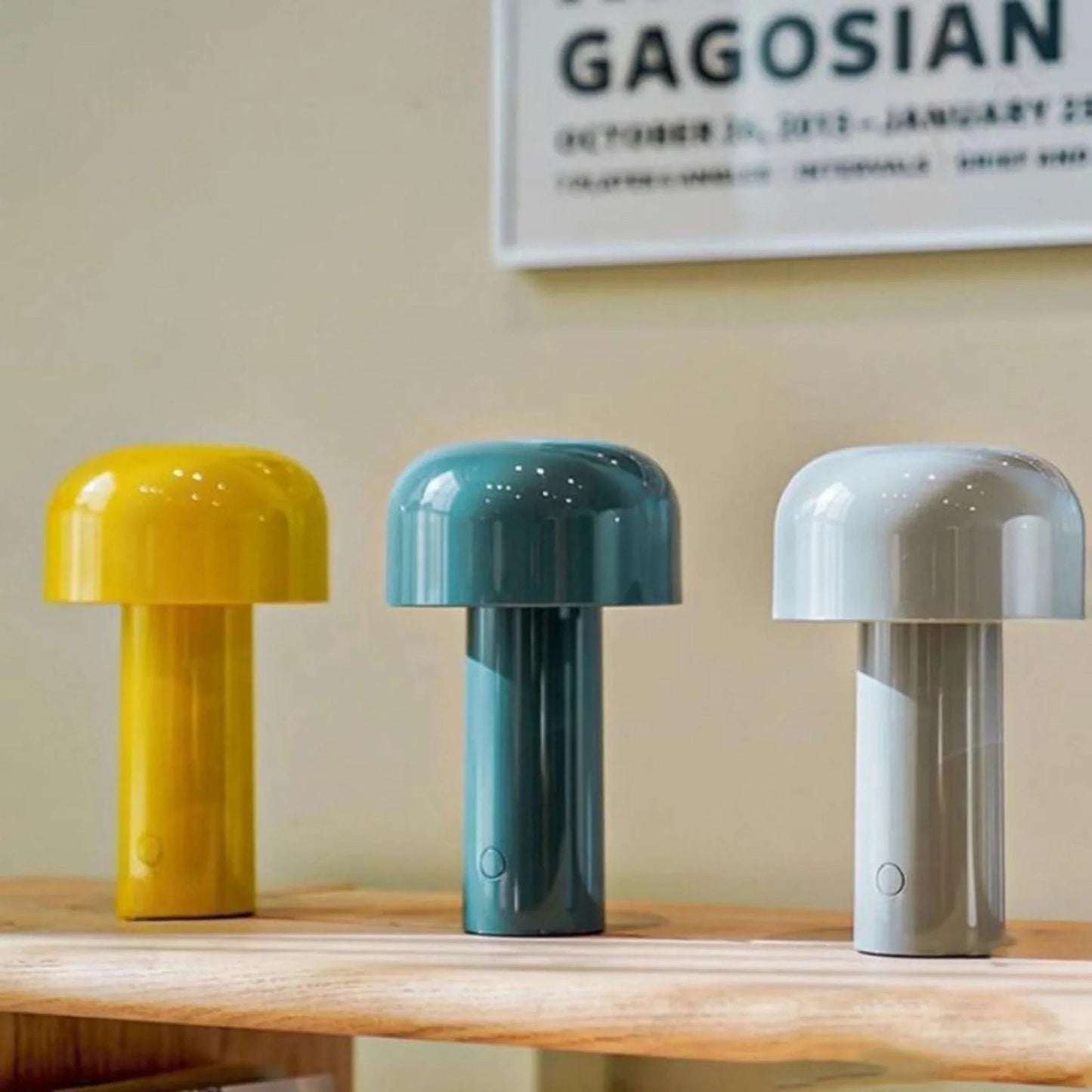 Pilz LED Lampe Einstellbare Helligkeit Mini