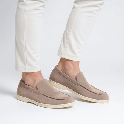 Herren Loafer Schuhe Leder Braun - Norvielle