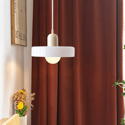 Bauhaus Pendelleuchte Farbiges Glas