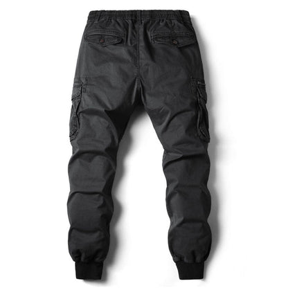 Herren Cargohose Jogger mit Bündchen