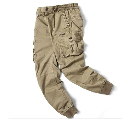 Herren Cargohose Jogger mit Bündchen