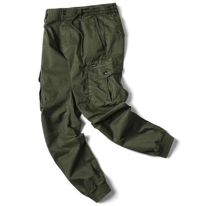 Herren Cargohose Jogger mit Bündchen