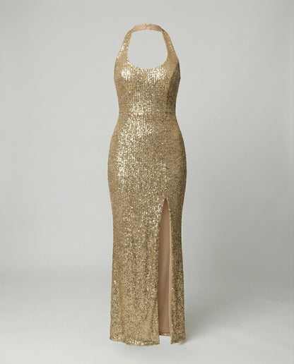 Damenkleid Hochgeschlitzt