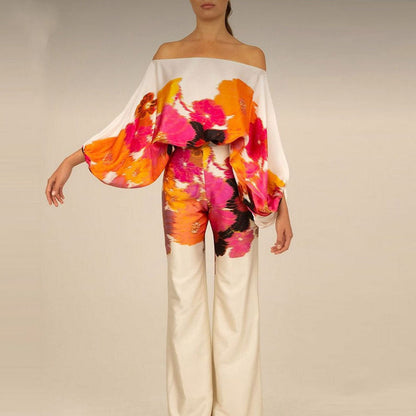Damen Satin-Set Elegantes Design