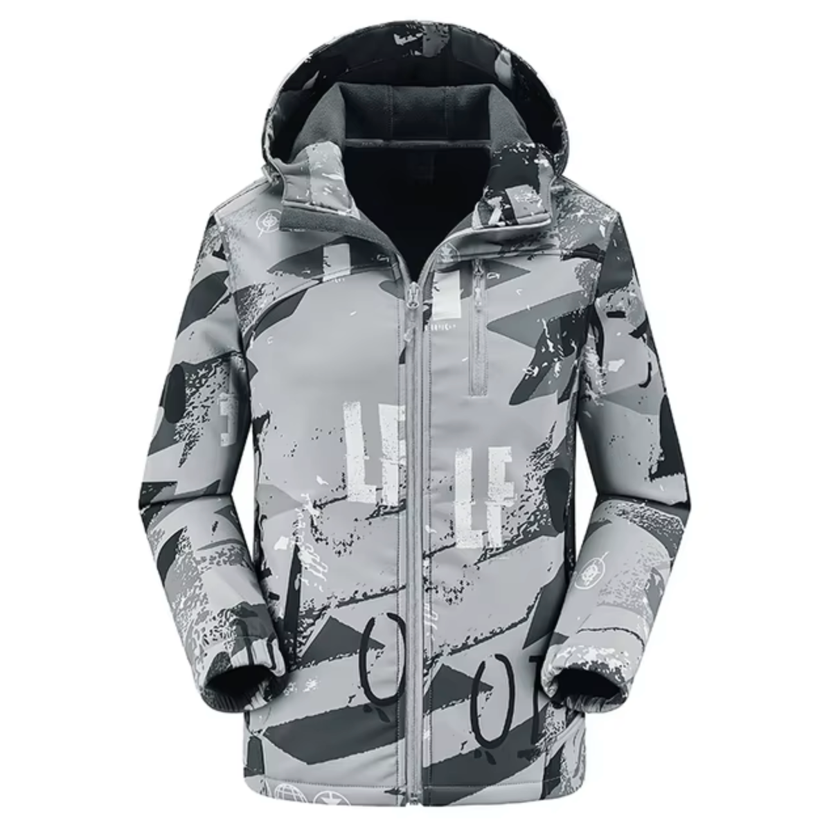 Norvielle Damen Winterjacke Softshell Wasserfest mit Kapuze