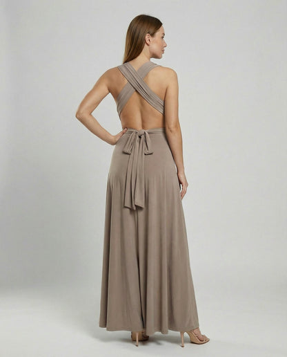 Damen Wickelkleid Baumwolle Vielseitig