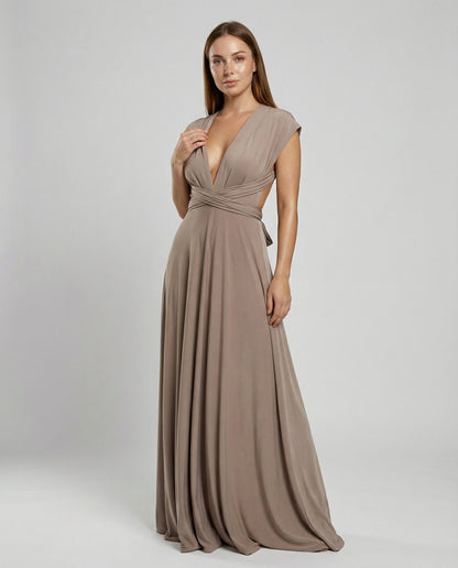 Damen Wickelkleid Baumwolle Vielseitig Schwarz - Norvielle