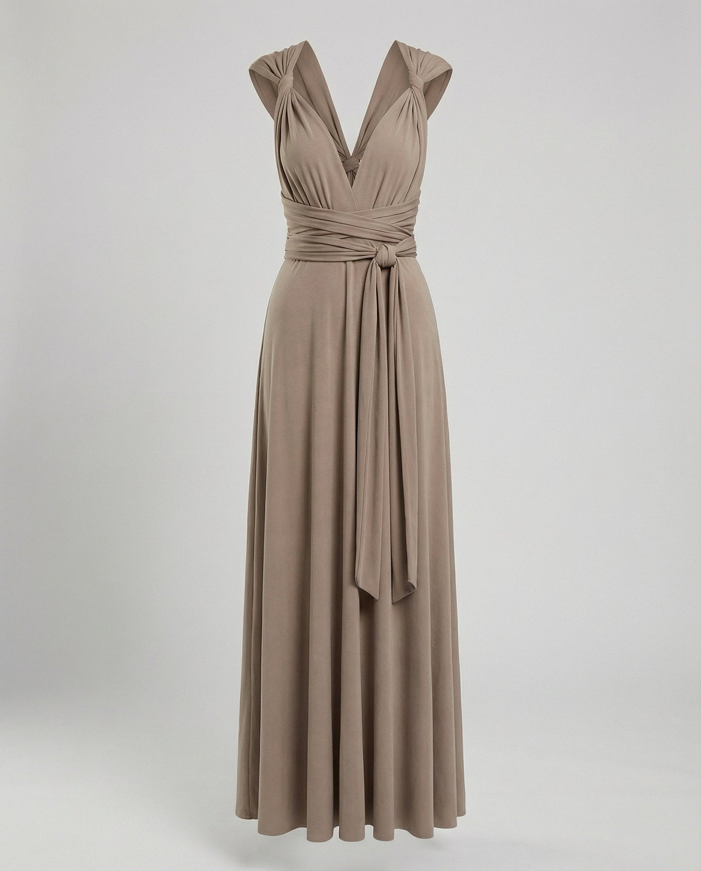 Damen Wickelkleid Baumwolle Vielseitig