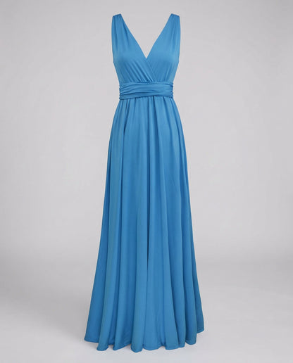 Damen Wickelkleid Baumwolle Vielseitig