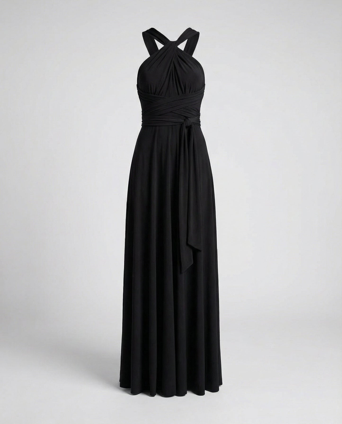 Damen Wickelkleid Baumwolle Vielseitig