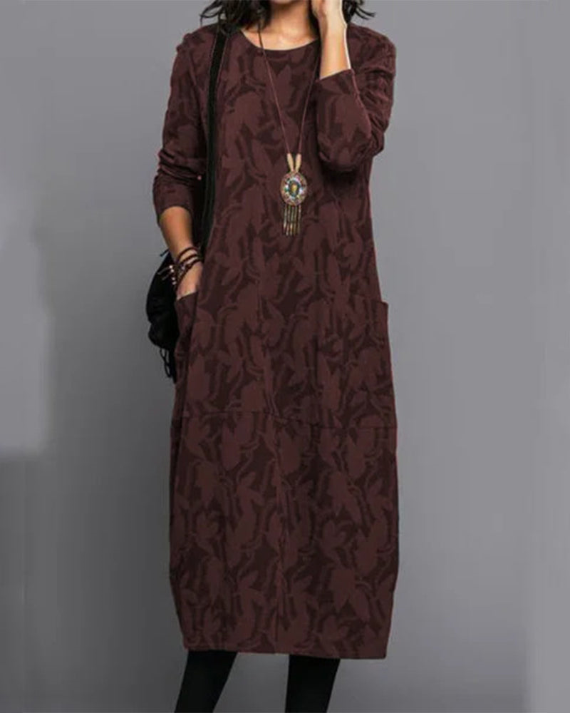 Damen Elegantes Midi-Kleid