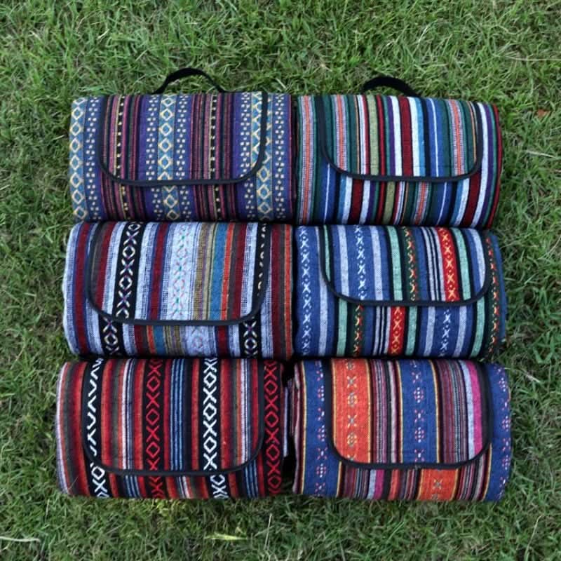 Wasserdichte Picknickdecke Ethno-Design für Camping