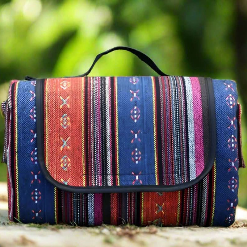 Wasserdichte Picknickdecke Ethno-Design für Camping