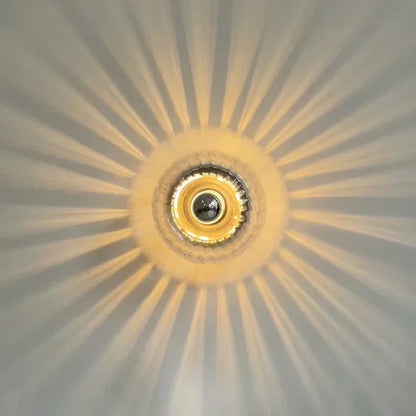 Moderne Glas Wandleuchte Strahlen-Effekt