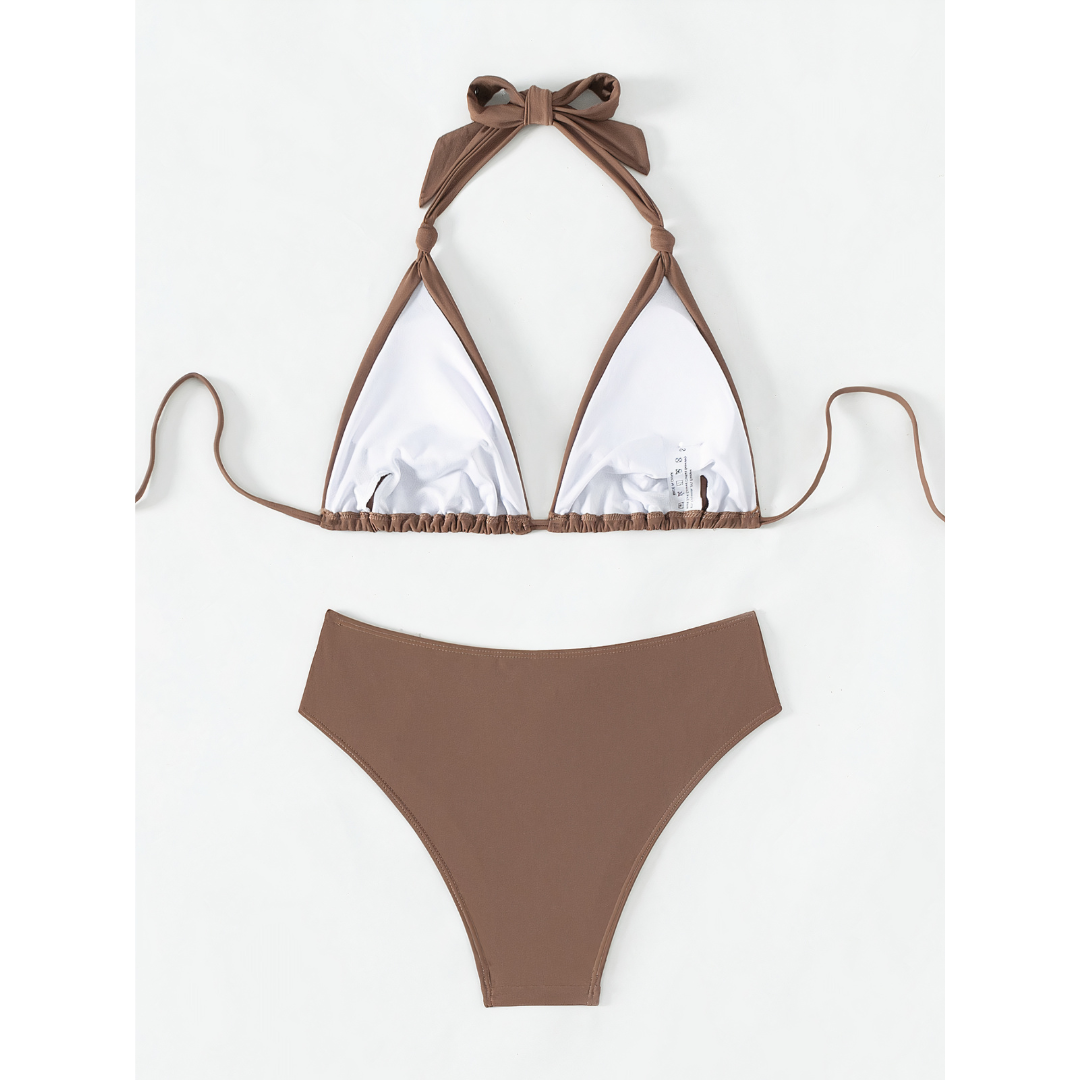 Norvielle Damen Klassischer Bindebikini