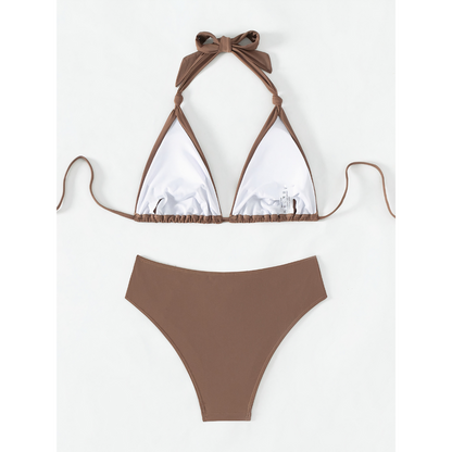 Norvielle Damen Klassischer Bindebikini