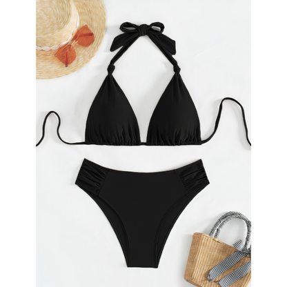 Norvielle Damen Klassischer Bindebikini