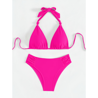Norvielle Damen Klassischer Bindebikini