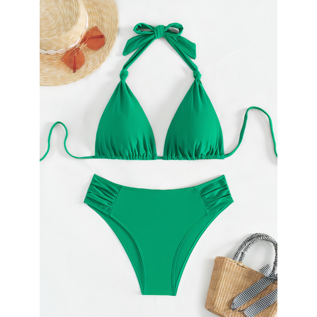 Norvielle Damen Klassischer Bindebikini
