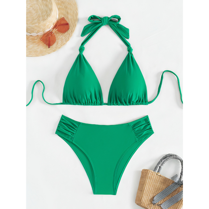 Norvielle Damen Klassischer Bindebikini