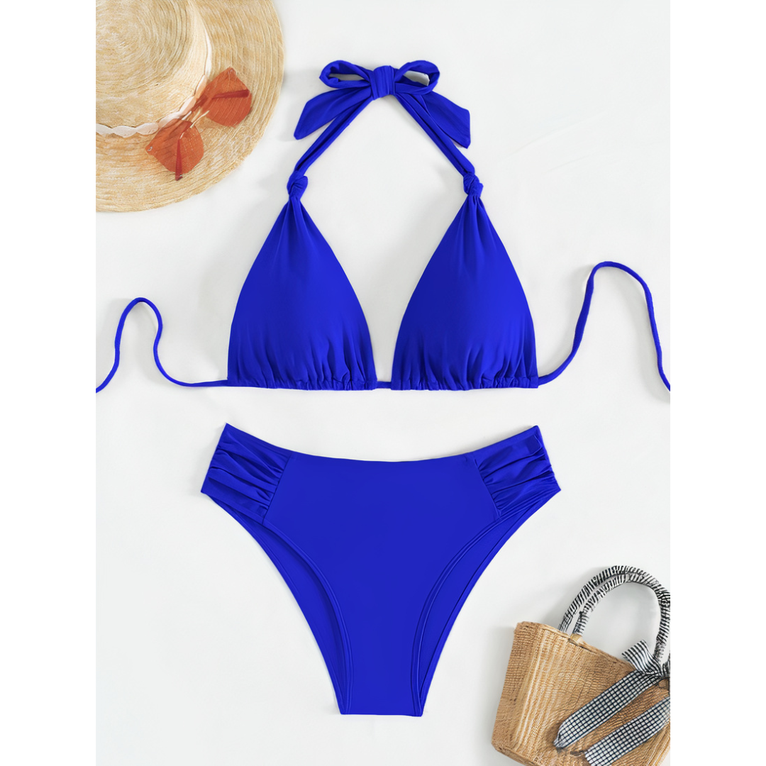 Norvielle Damen Klassischer Bindebikini