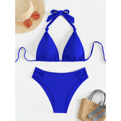 Norvielle Damen Klassischer Bindebikini