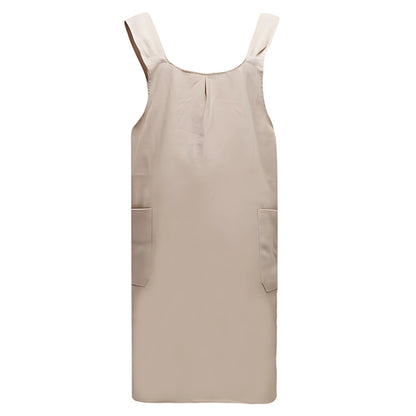Koreanisches Kreuzrücken-Schürzenkleid Damen Baumwolle