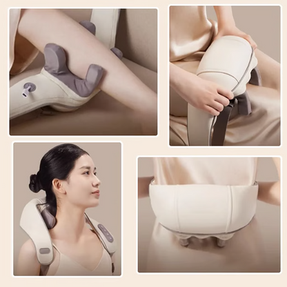 Nacken- und Schultermassager Wärmetherapie Verstellbar