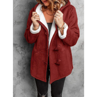 Damen Winterjacke Kaswina Kapuze Fleece