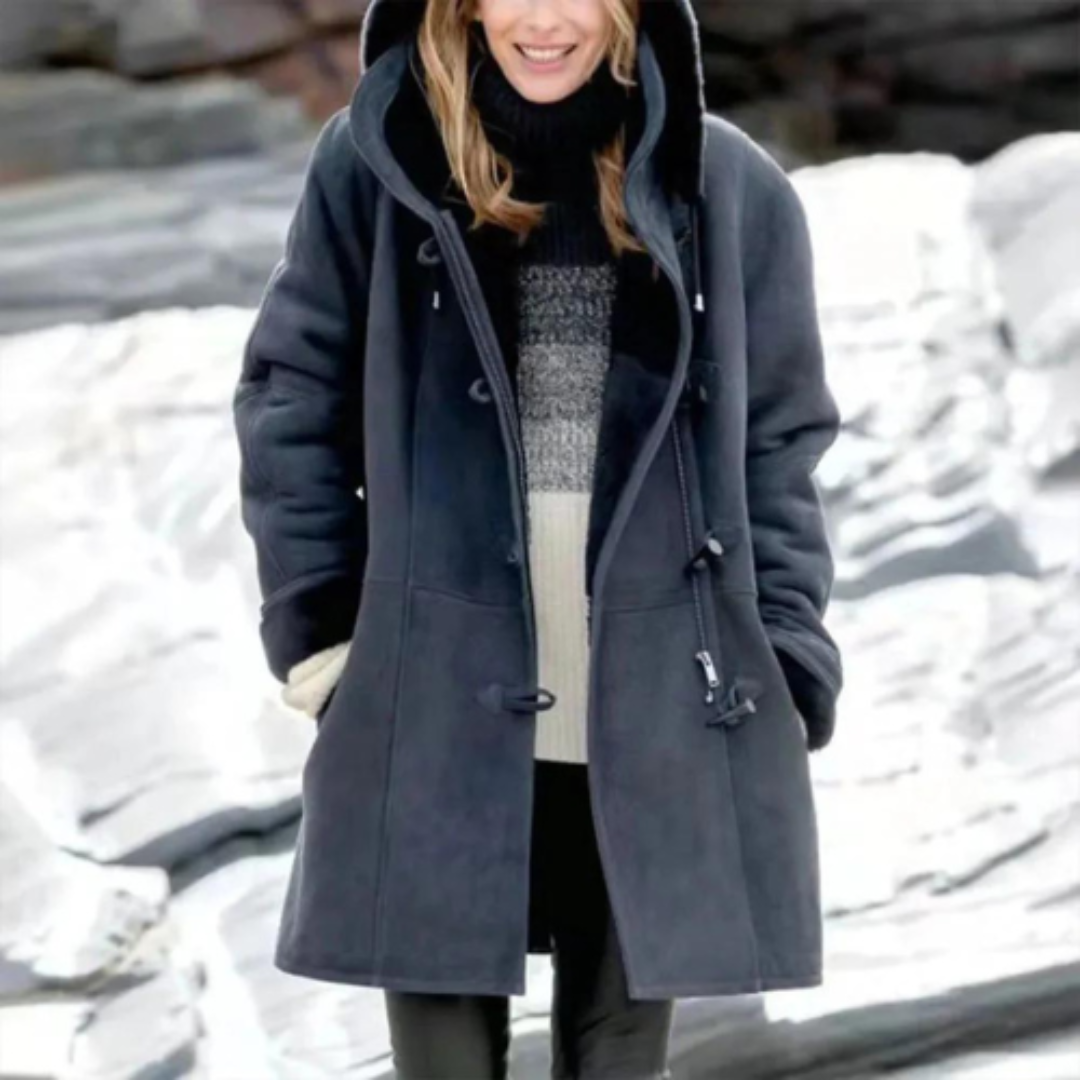Damen Winterjacke Kaswina Kapuze Fleece
