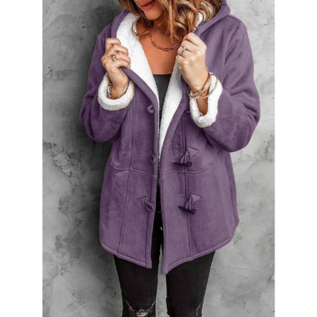 Damen Winterjacke Kaswina Kapuze Fleece