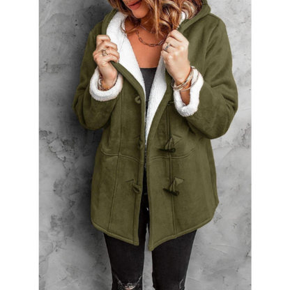 Damen Winterjacke Kaswina Kapuze Fleece