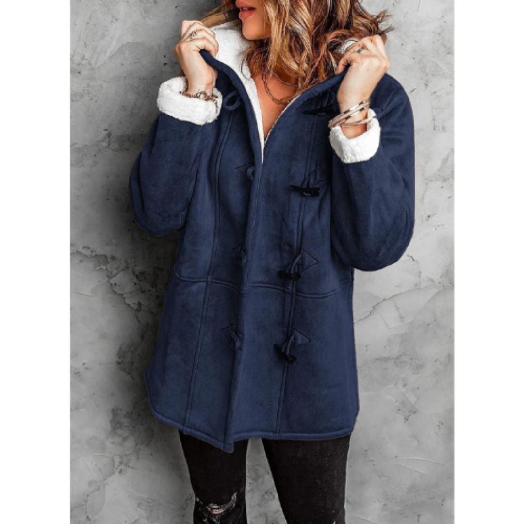 Damen Winterjacke Kaswina Kapuze Fleece