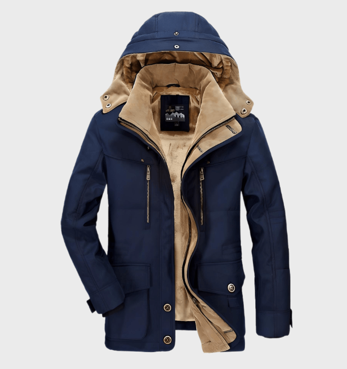 Herren Winterjacke Kapuzenjacke Wasserdicht