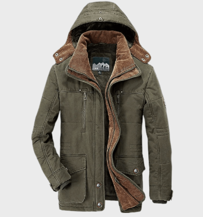 Herren Winterjacke Kapuzenjacke Wasserdicht