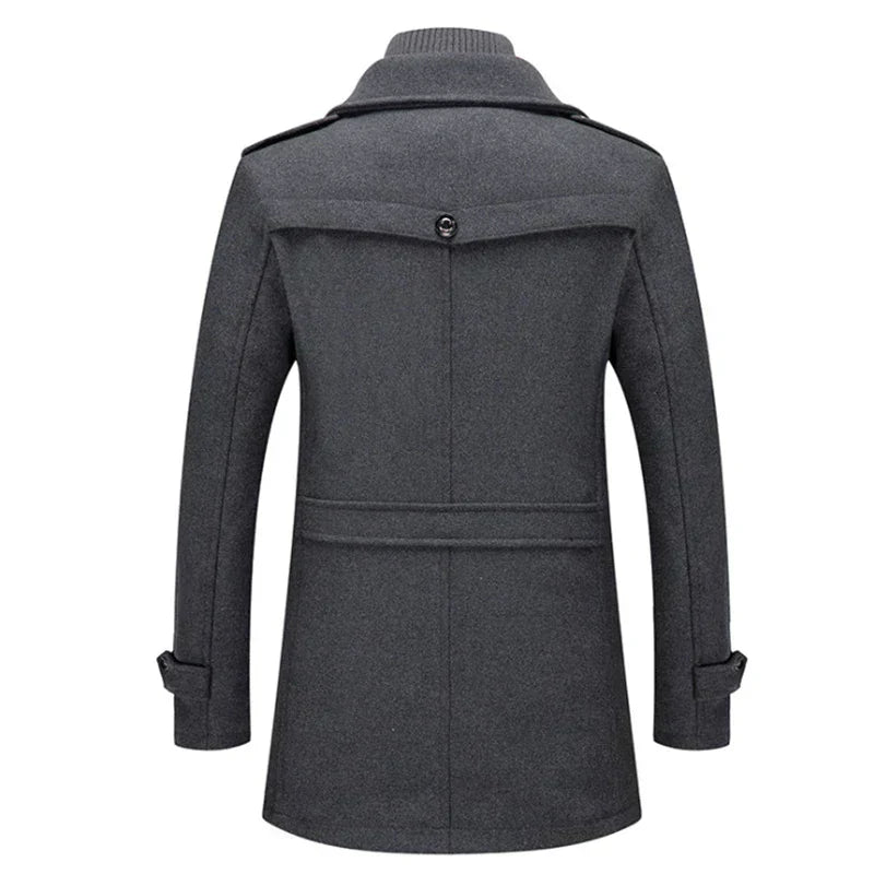 Norvielle Herren Winterjacke Bequem Wasserdicht Schwarz - Norvielle