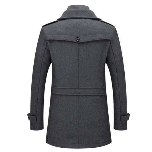 Norvielle Herren Winterjacke Bequem Wasserdicht Schwarz - Norvielle