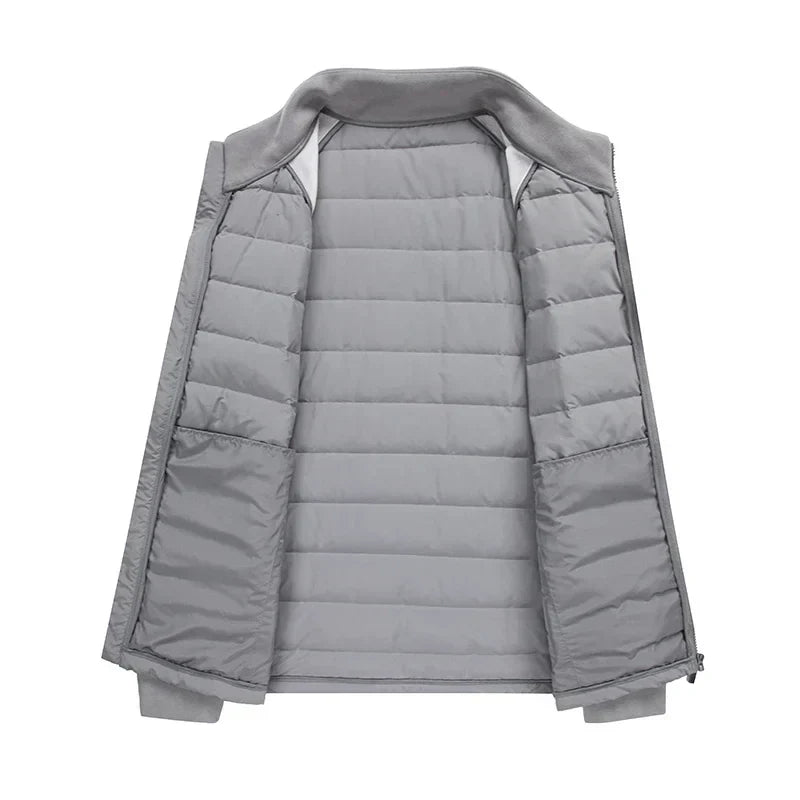Herren Winterjacke Kompakt Mit Klaren Linien
