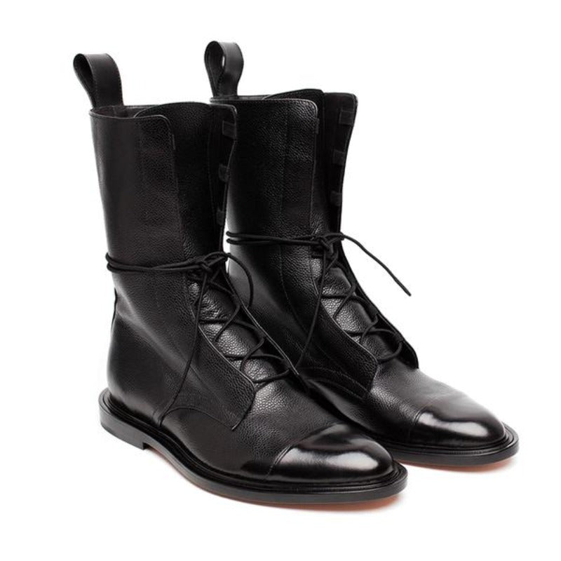 Damen Freizeitschuhe Rundspitze Knöchelhoch - Norvielle