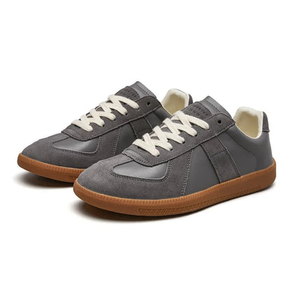 Herren Sneaker Leder Wildleder Komfortabel