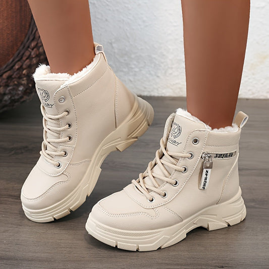 Damen Stiefeletten Reißverschluss Detail Schwarz - Norvielle