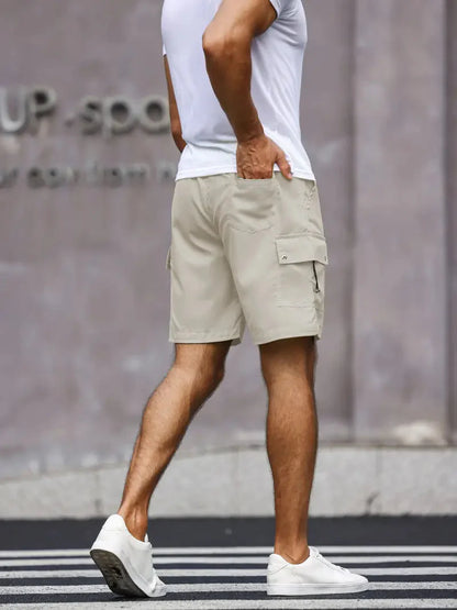 Noam Cargo-Kurzhose | Herren Casual Shorts mit Kordelzug-Chaps Herrenmode