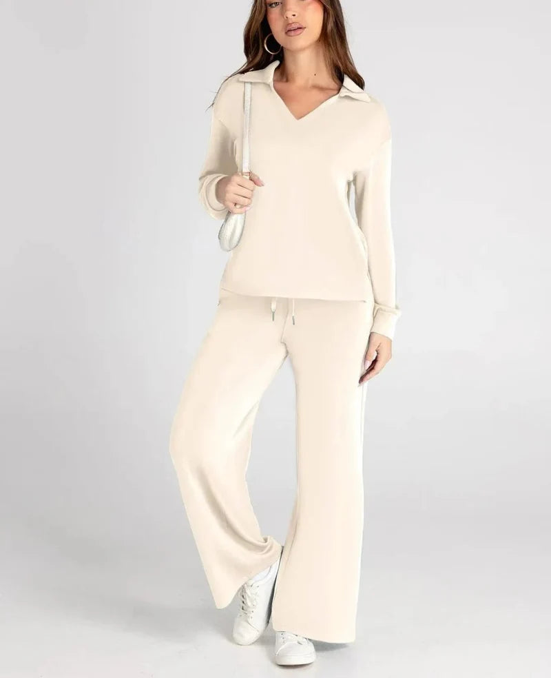 Damen Lounge-Set Zweiteilig Hose - Norvielle