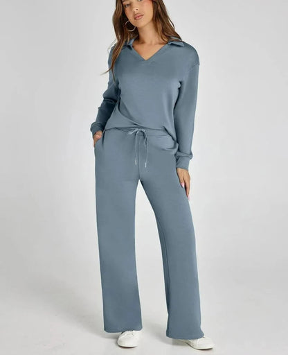Damen Lounge-Set Zweiteilig Hose