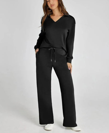 Damen Lounge-Set Zweiteilig Hose
