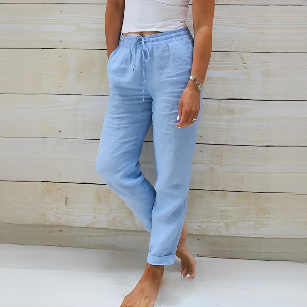 Lylia Damenhohe Sommerhose