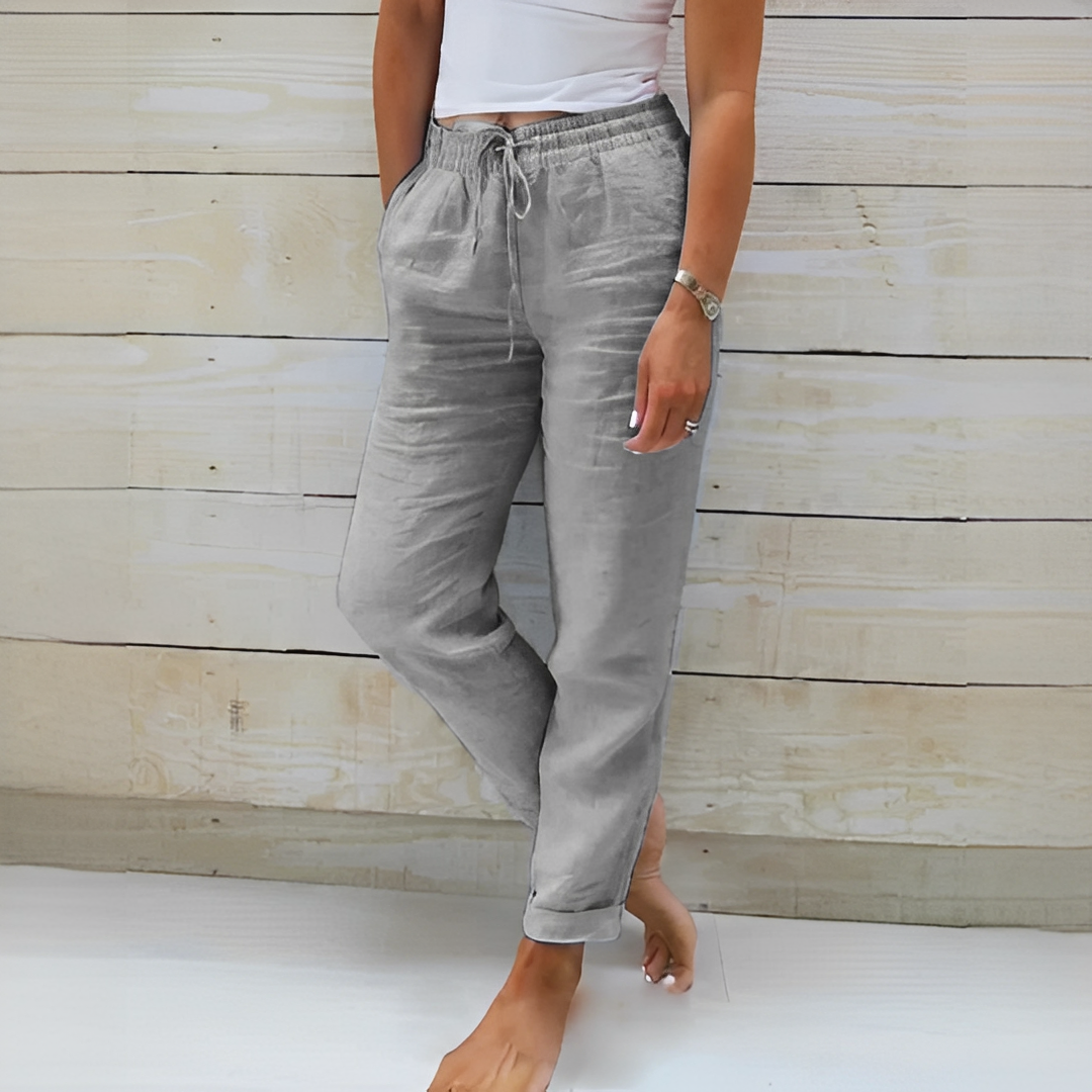 Lylia Damenhohe Sommerhose