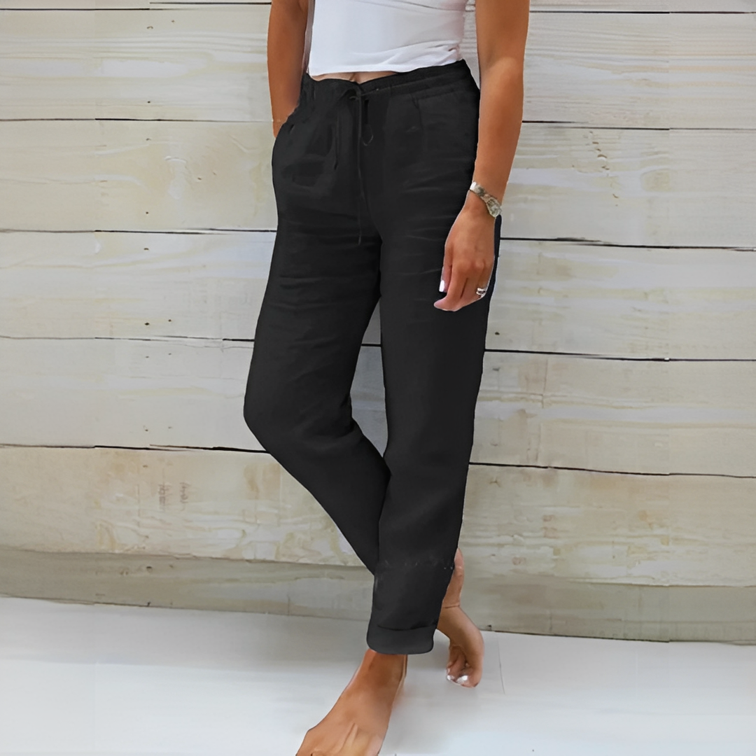 Lylia Damenhohe Sommerhose