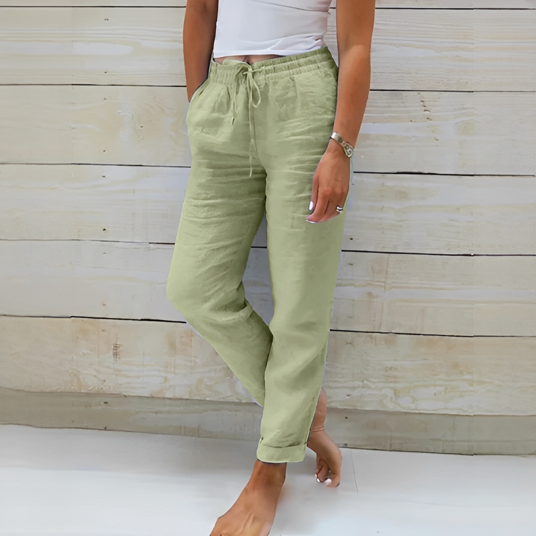 Lylia Damenhohe Sommerhose