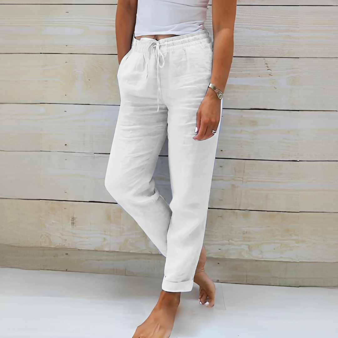 Lylia Damenhohe Sommerhose